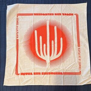 Hotel San Cristobal Graphic Cactus Bandana